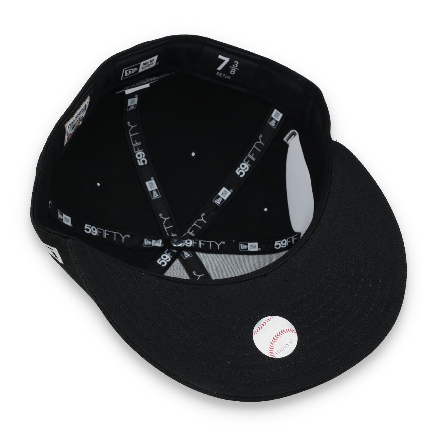 New Era Oakland Athletics 1974 World Series Side Patch CA Bear 59FIFTY Fitted Hat-Black