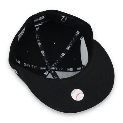 New Era Oakland Athletics 1974 World Series Side Patch CA Bear 59FIFTY Fitted Hat-Black