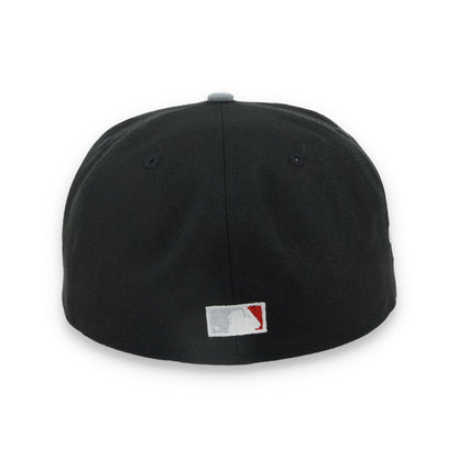 New Era Houston Astros 45th Anniversary Side Patch Metallic 59FIFTY Fitted Hat- Black/Grey/Red