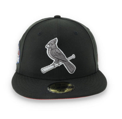 New Era St. Louis Cardinals 2006 World Series Side Patch 59FIFTY Fitted Hat-Metallic Grey/Black