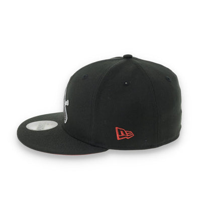 New Era St. Louis Cardinals 2006 World Series Side Patch 59FIFTY Fitted Hat-Metallic Grey/Black