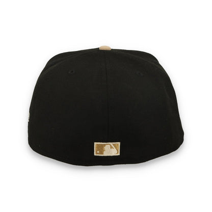 New Era San Francisco Giants 60th Anniversary Side Patch 59FIFTY Fitted Hat-Black/Camel
