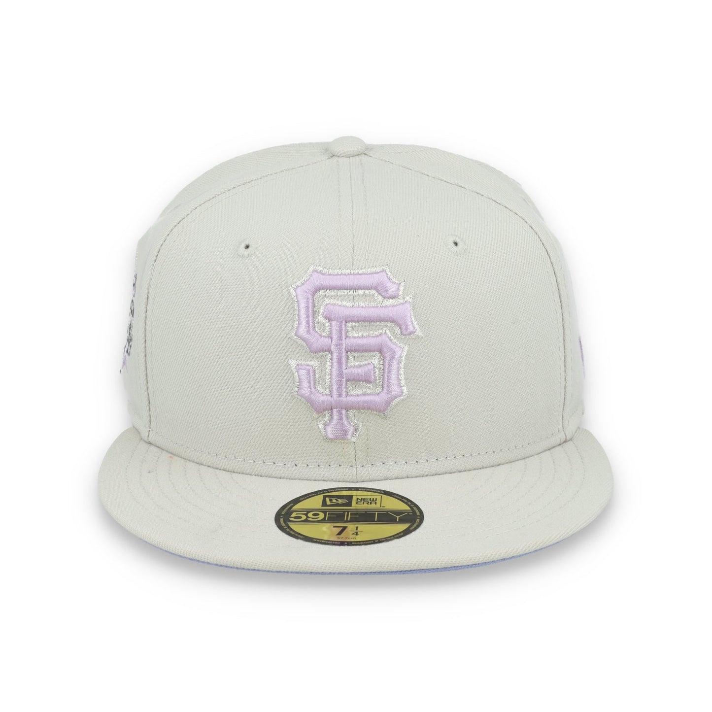 New Era San Francisco Giants Floral Side Patch 59FIFTY Fitted Hat-Stone/Lavender