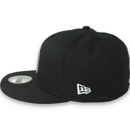 New Era San Diego Padres 25th Anniversary Side Patch 59FIFTY Fitted Hat-Metallic Grey/Black