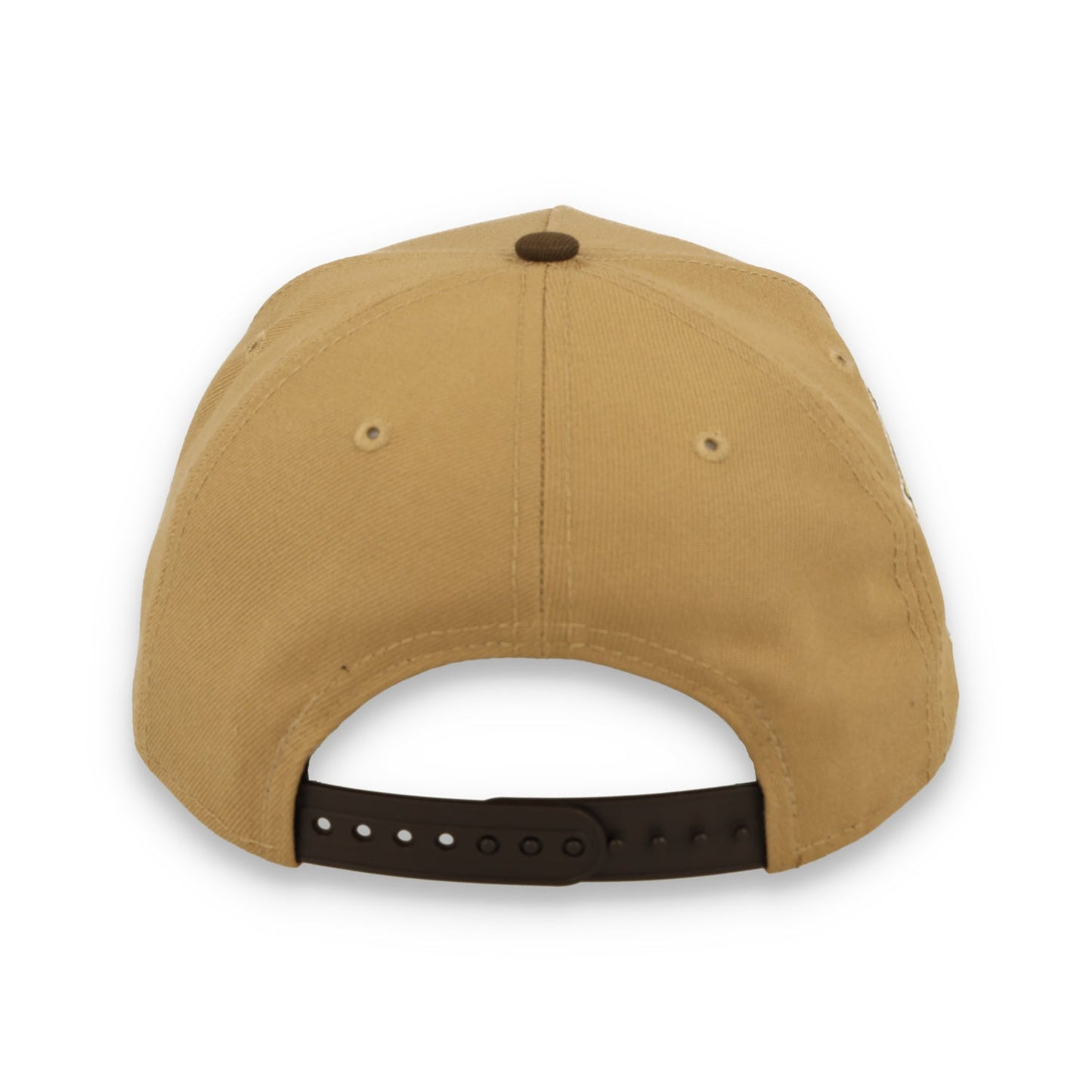New Era Los Angeles Dodgers 40th Anniversary  9FORTY A-Frame Snapback Hat-Khaki/Burnt Wood