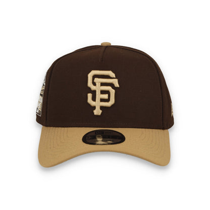 New Era San Francisco Giants ASG 2007 Patch 9FORTY A-Frame Snapback Hat-Burnt Wood/ Khaki