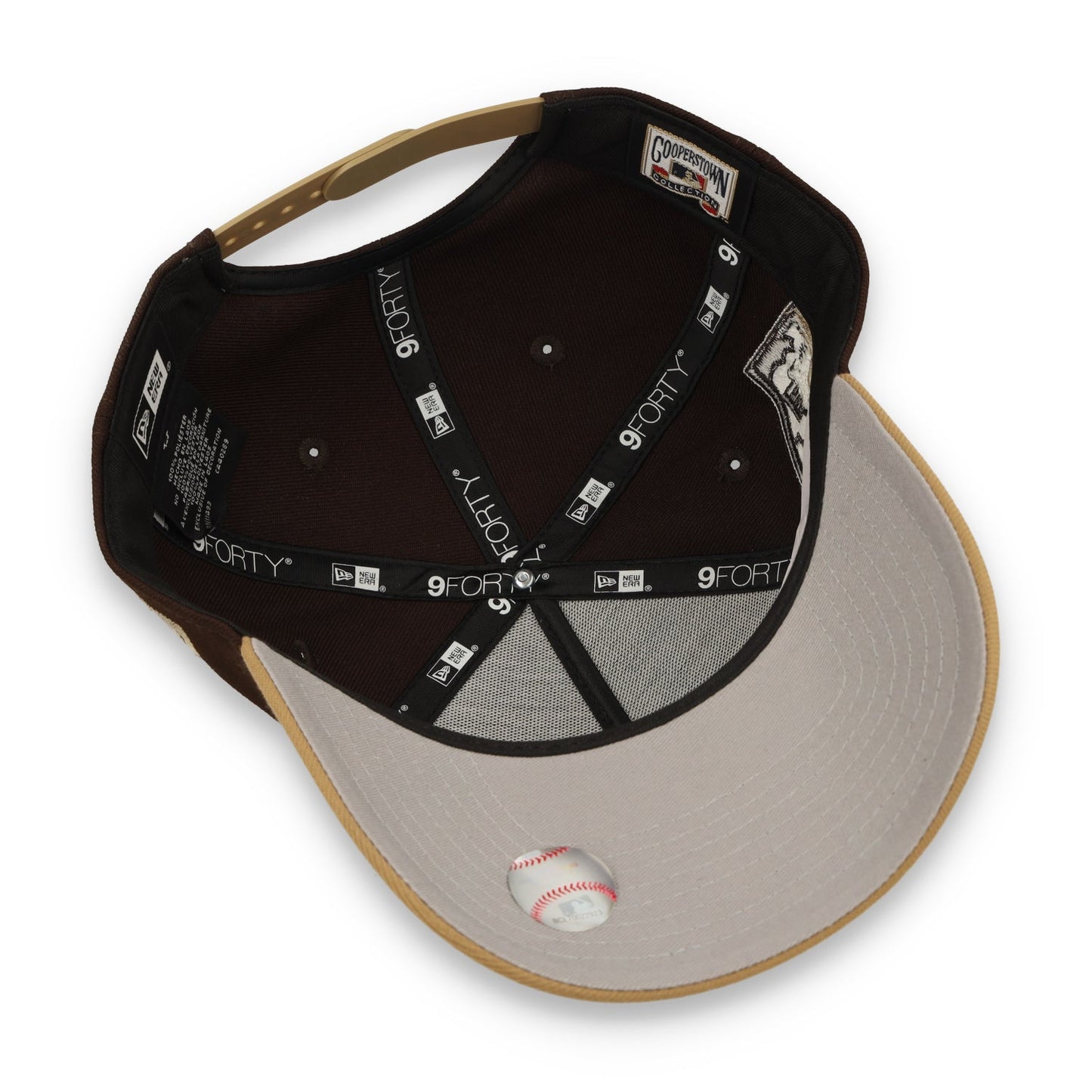 New Era San Francisco Giants ASG 2007 Patch 9FORTY A-Frame Snapback Hat-Burnt Wood/ Khaki