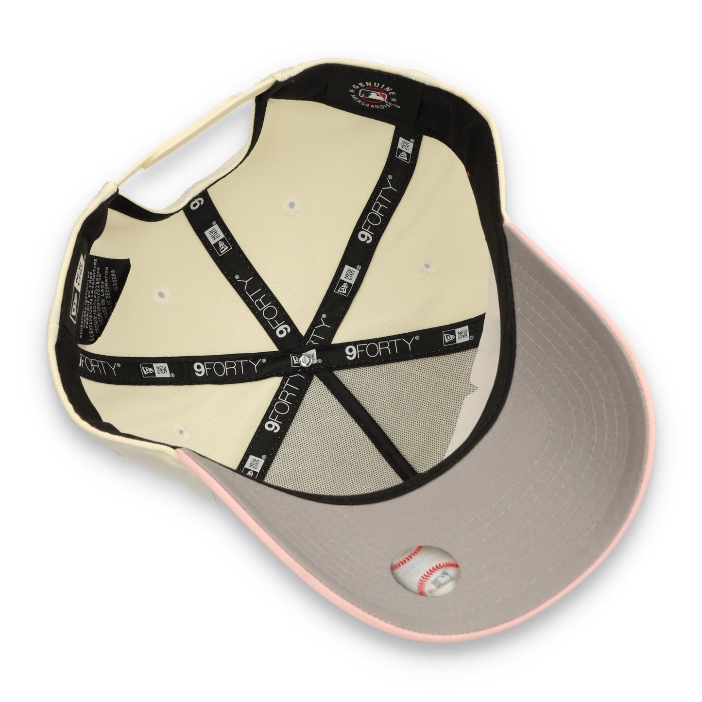 New Era San Francisco Giants Hearts 9FORTY A-Frame Snapback Hat-Chrome White