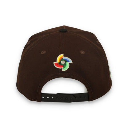 New Era Mexico WBC 9FORTY A-Frame Snapback Hat-Brown/Black