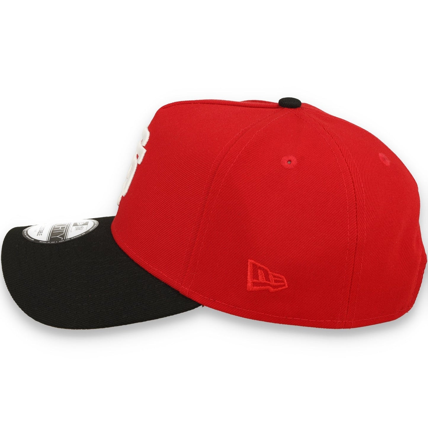 New Era San Francisco Giants 1989 Battle Of the Day 9FORTY A-Frame Snapback Hat-Scarlet/Black