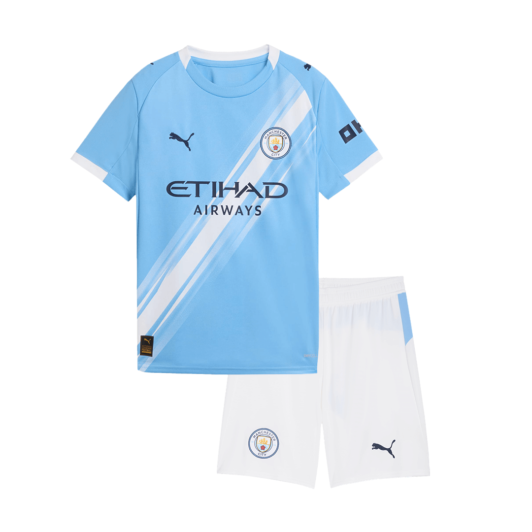 Kids Manchester City Home Kit 2025/26