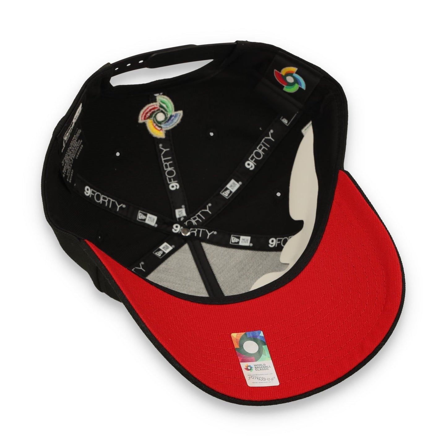 New Era Mexico WBC  9FORTY A-Frame Snapback Hat-Black/Red