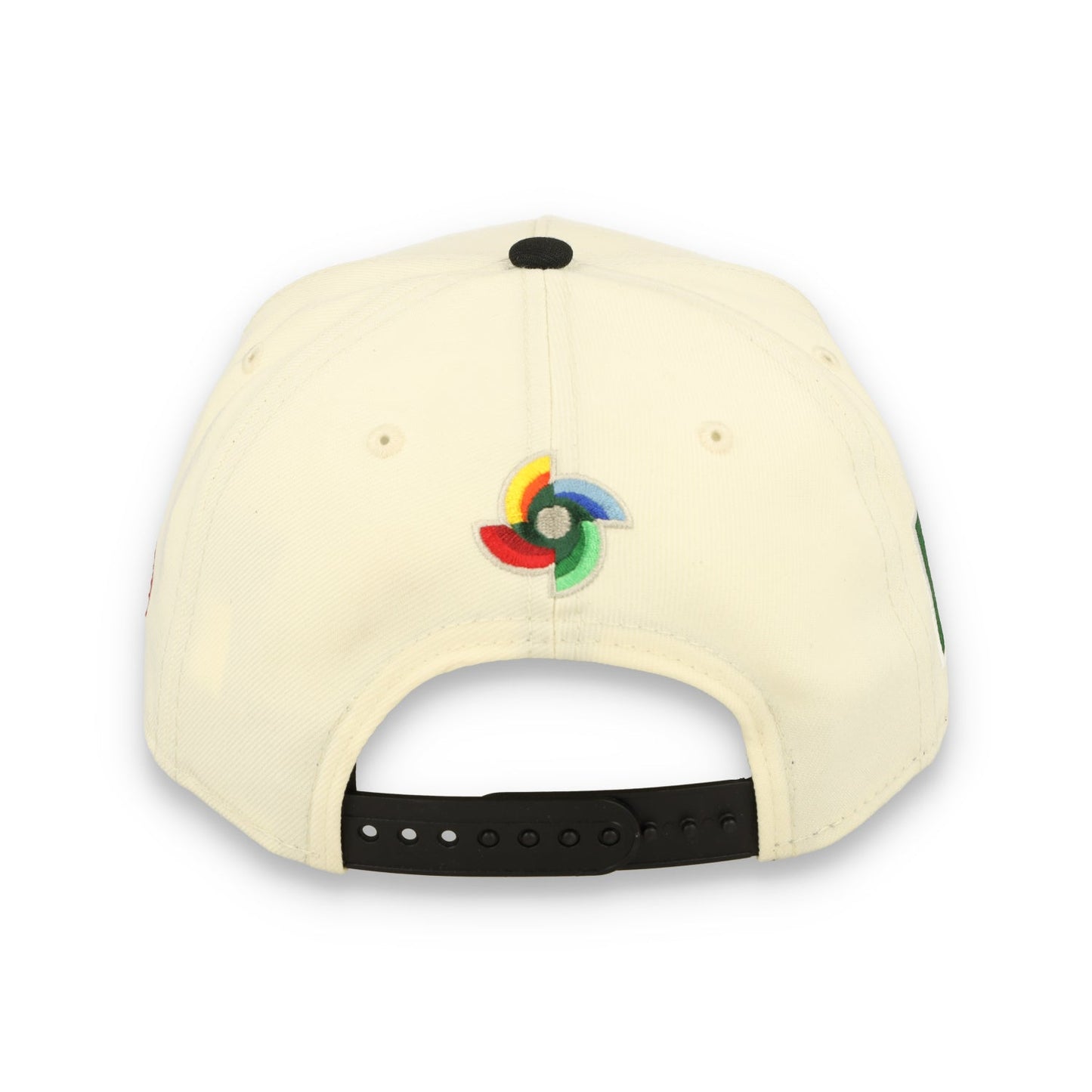 New Era Mexico WBC  9FORTY A-Frame Snapback Hat-WHITE/BLACK