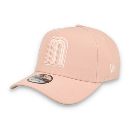 New Era Mexico WBC  9FORTY A-Frame Snapback Hat-Pink