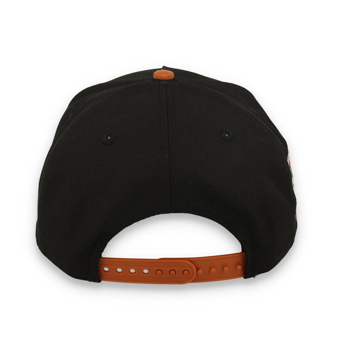 New Era San Francisco Giants Candlestick 9FORTY A-Frame Snapback Hat-Black/Earthy Brown