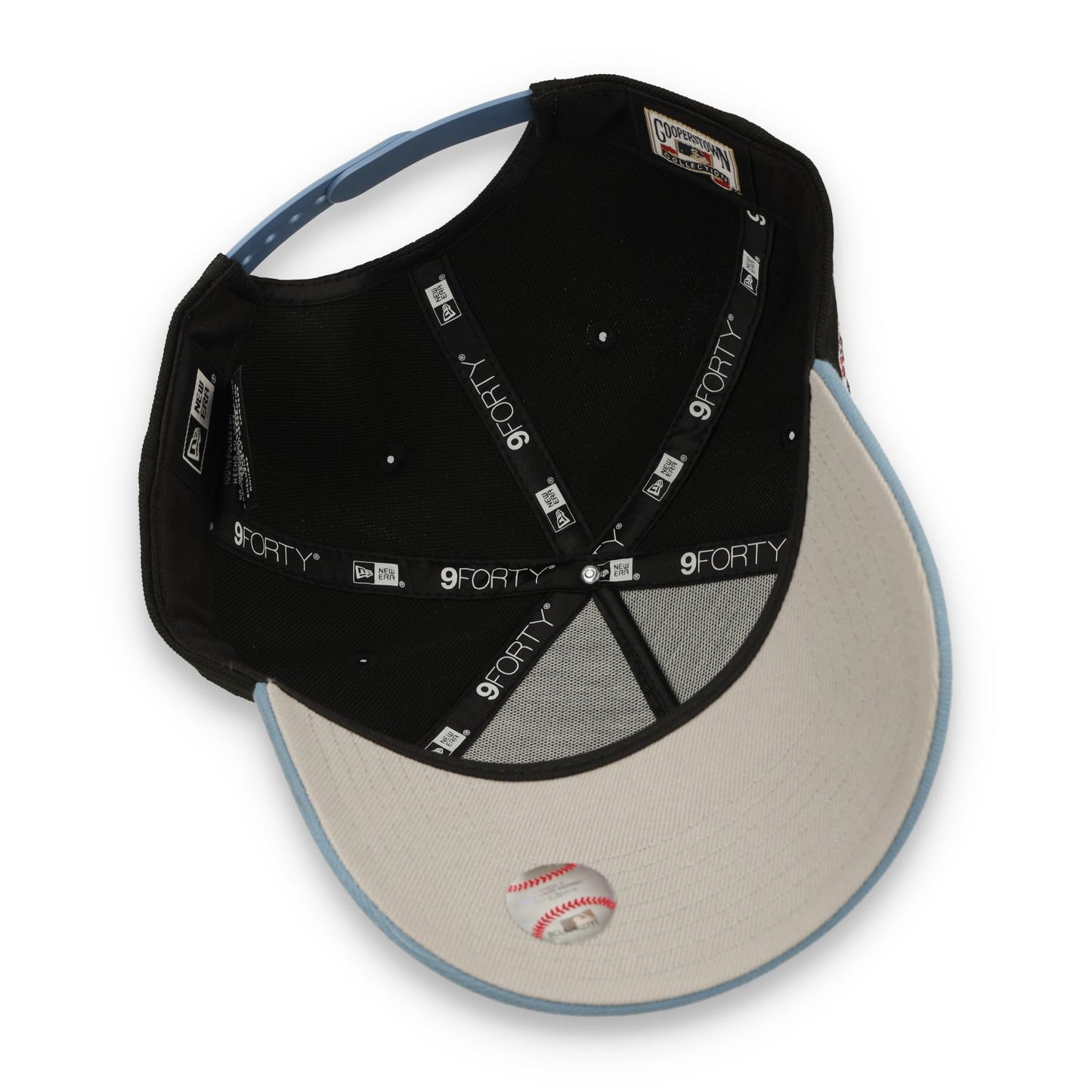 New Era San Francisco Giants Battle Of the Bay 9FORTY A-Frame Snapback Hat-Black/Faded Blue