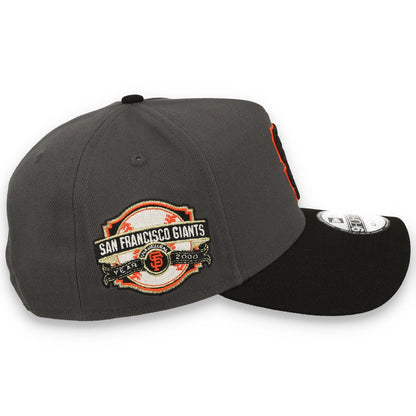 New Era San Francisco Giants  9FORTY A-Frame Snapback Hat-Dark Graphite
