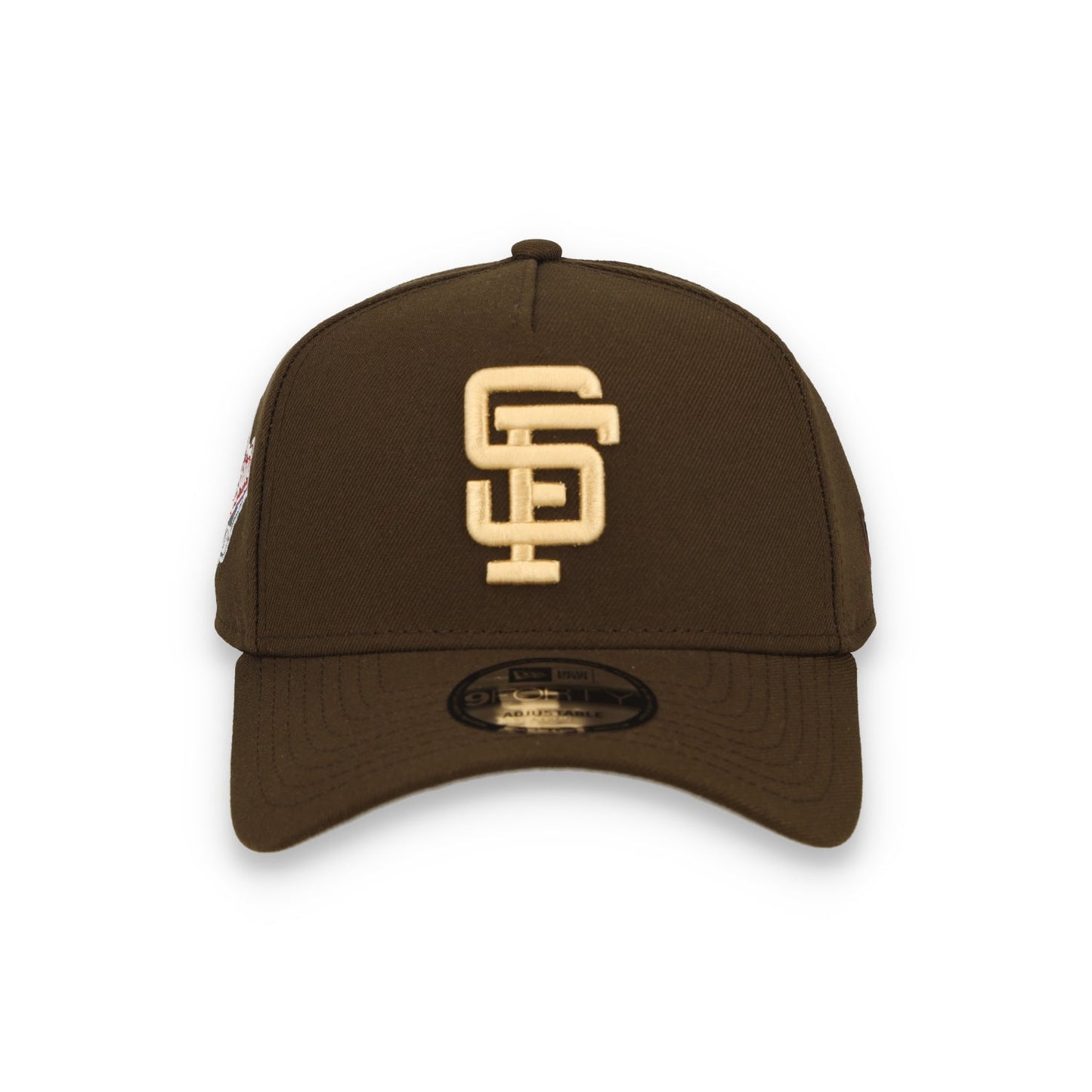New Era San Francisco Giants 1989 World Series 9FORTY A-Frame Snapback Hat-Brown