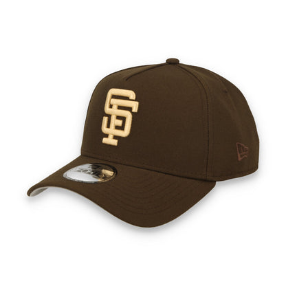 New Era San Francisco Giants 1989 World Series 9FORTY A-Frame Snapback Hat-Brown