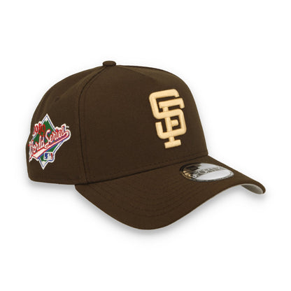 New Era San Francisco Giants 1989 World Series 9FORTY A-Frame Snapback Hat-Brown