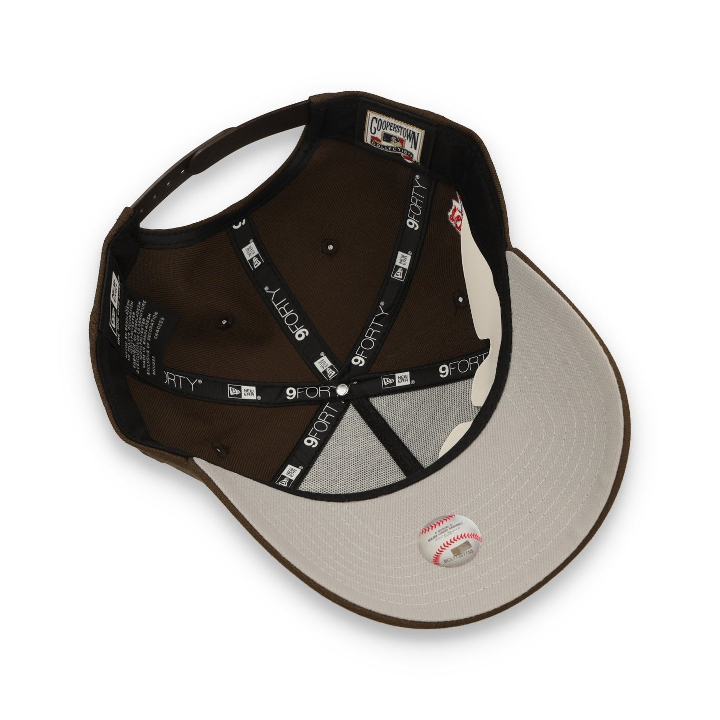 New Era San Francisco Giants 1989 World Series 9FORTY A-Frame Snapback Hat-Brown