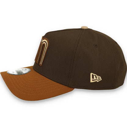 New Era Mexico WBC 9FORTY A-Frame Snapback Hat-Walnut brown
