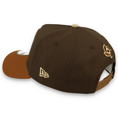 New Era Mexico WBC 9FORTY A-Frame Snapback Hat-Walnut brown