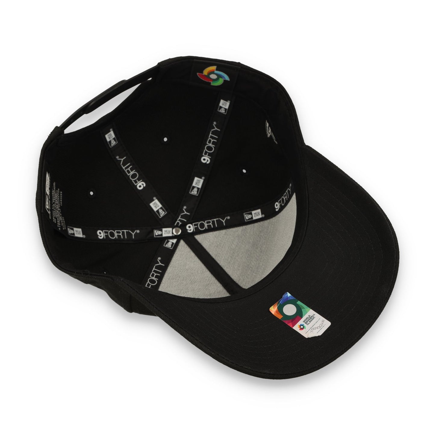 New Era Mexico WBC Black On Black 9FORTY A-Frame Snapback Hat-
