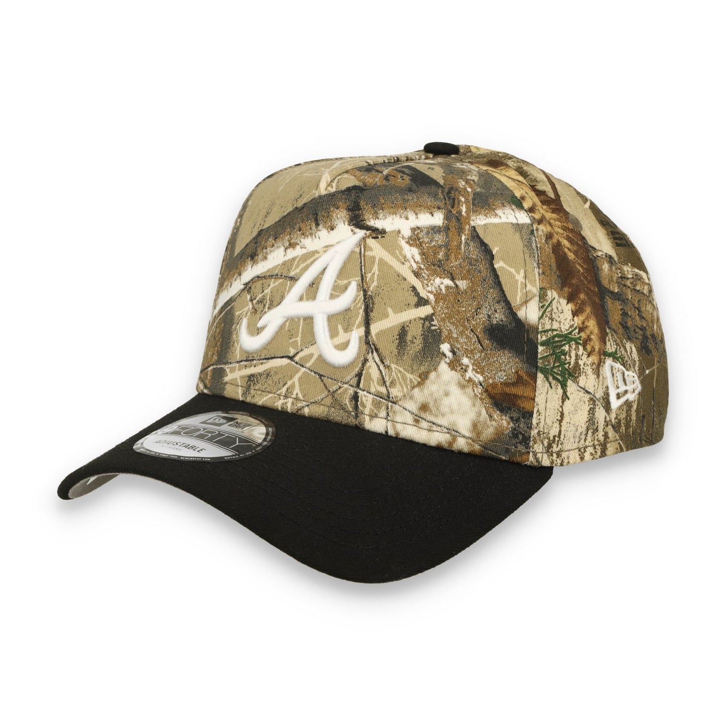 New Era Atlanta Braves Real Tree Camo 9FORTY A-Frame Snapback Hat