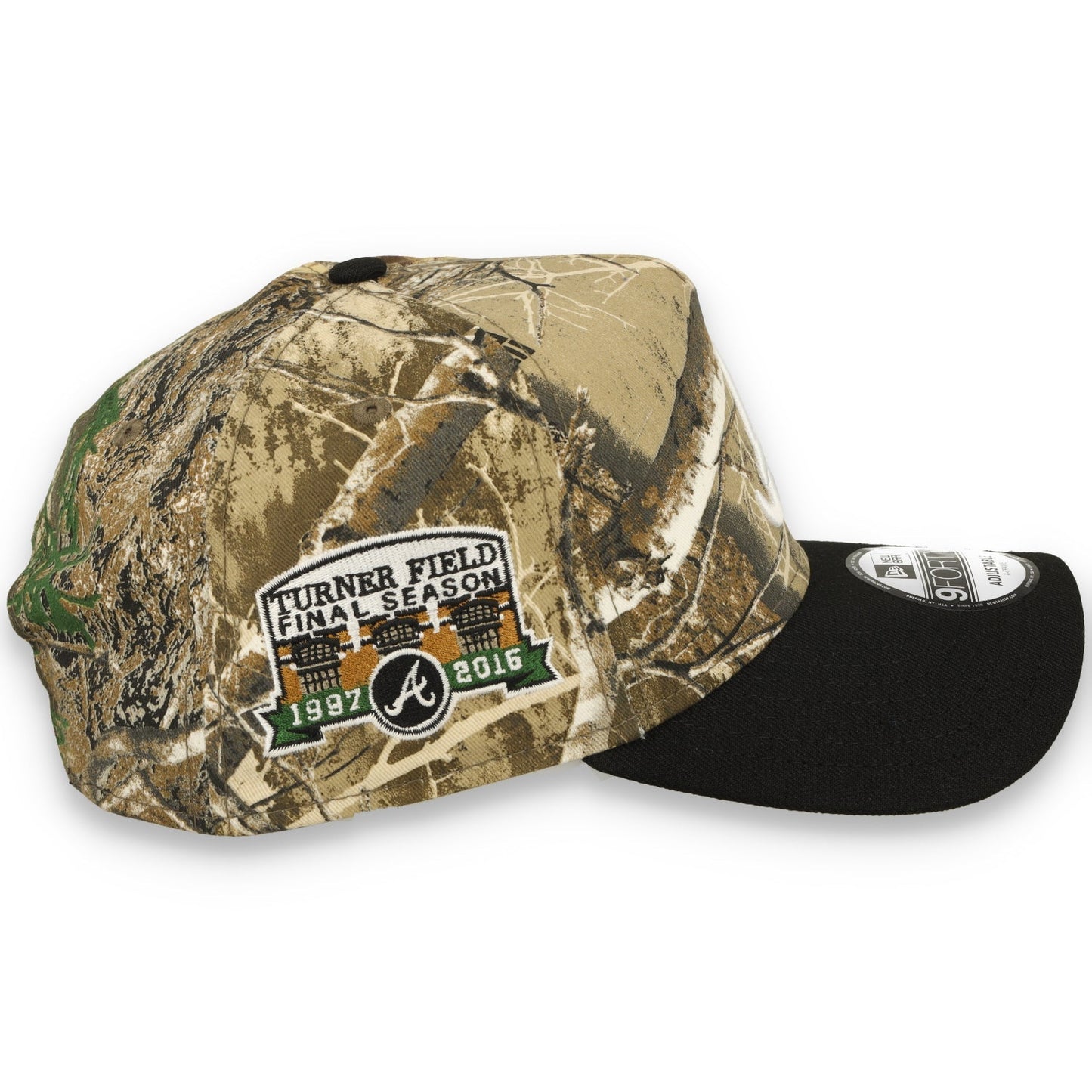 New Era Atlanta Braves Real Tree Camo 9FORTY A-Frame Snapback Hat