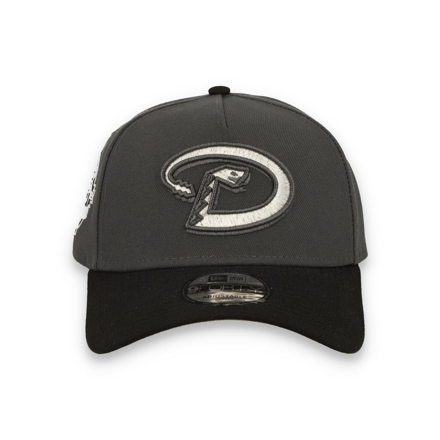 New Era Arizona Diamondbacks 25th Anniversary 9FORTY A-Frame Snapback Hat-Dark Gray/Black