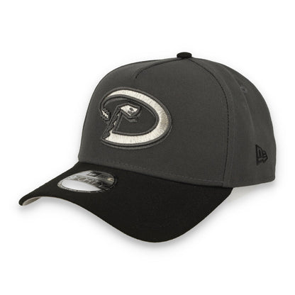 New Era Arizona Diamondbacks 25th Anniversary 9FORTY A-Frame Snapback Hat-Dark Gray/Black