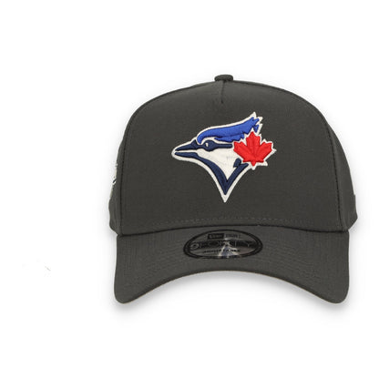 New Era Toronto Blue Jays 2025 World Series 9FORTY A-Frame Snapback Hat-Dark Gray