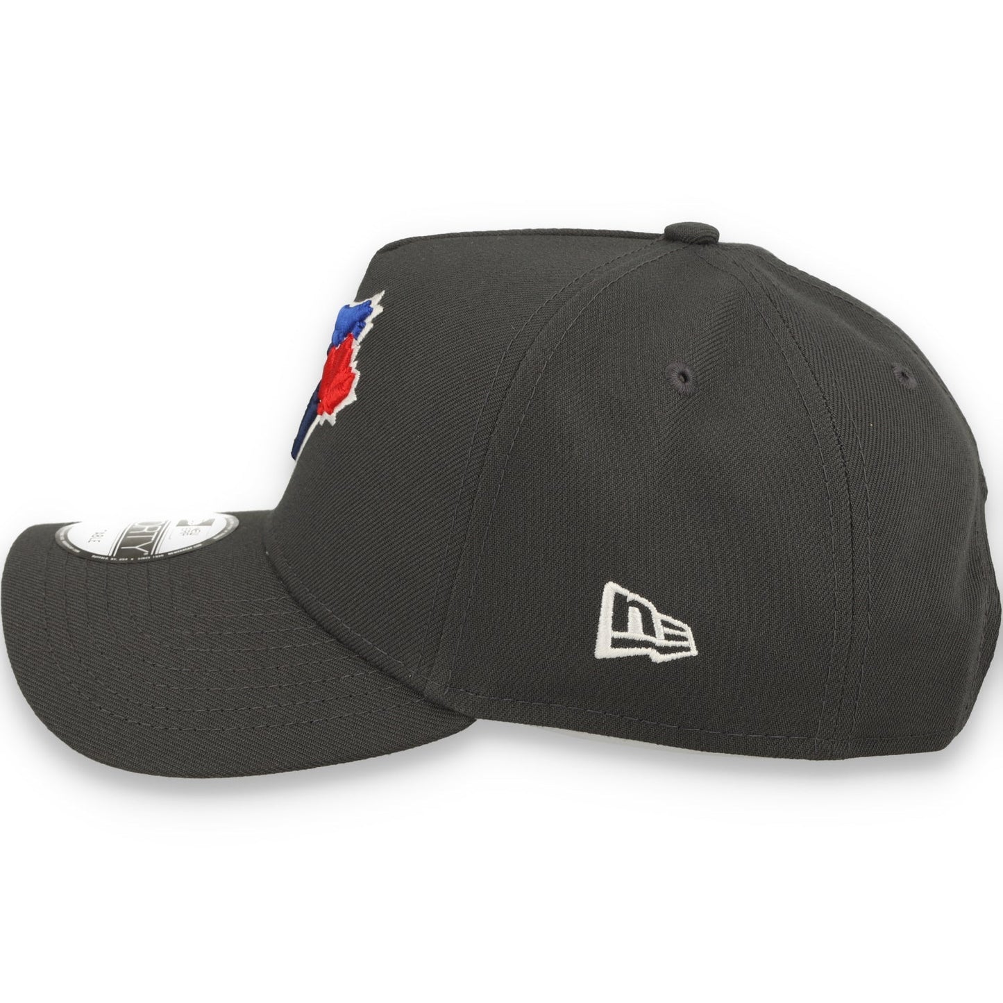 New Era Toronto Blue Jays 2025 World Series 9FORTY A-Frame Snapback Hat-Dark Gray