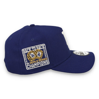 New Era Los Angeles Dodgers B2B Champs 9FORTY A-Frame Snapback Hat-Royal