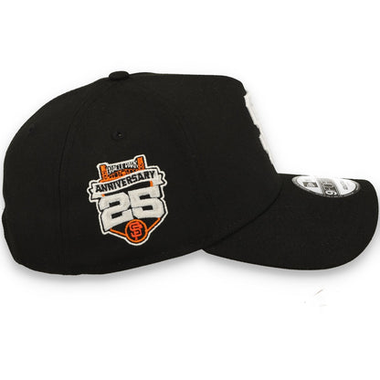 New Era San Francisco Giants 25th Anniversary 9FORTY A-Frame Snapback Hat-Black