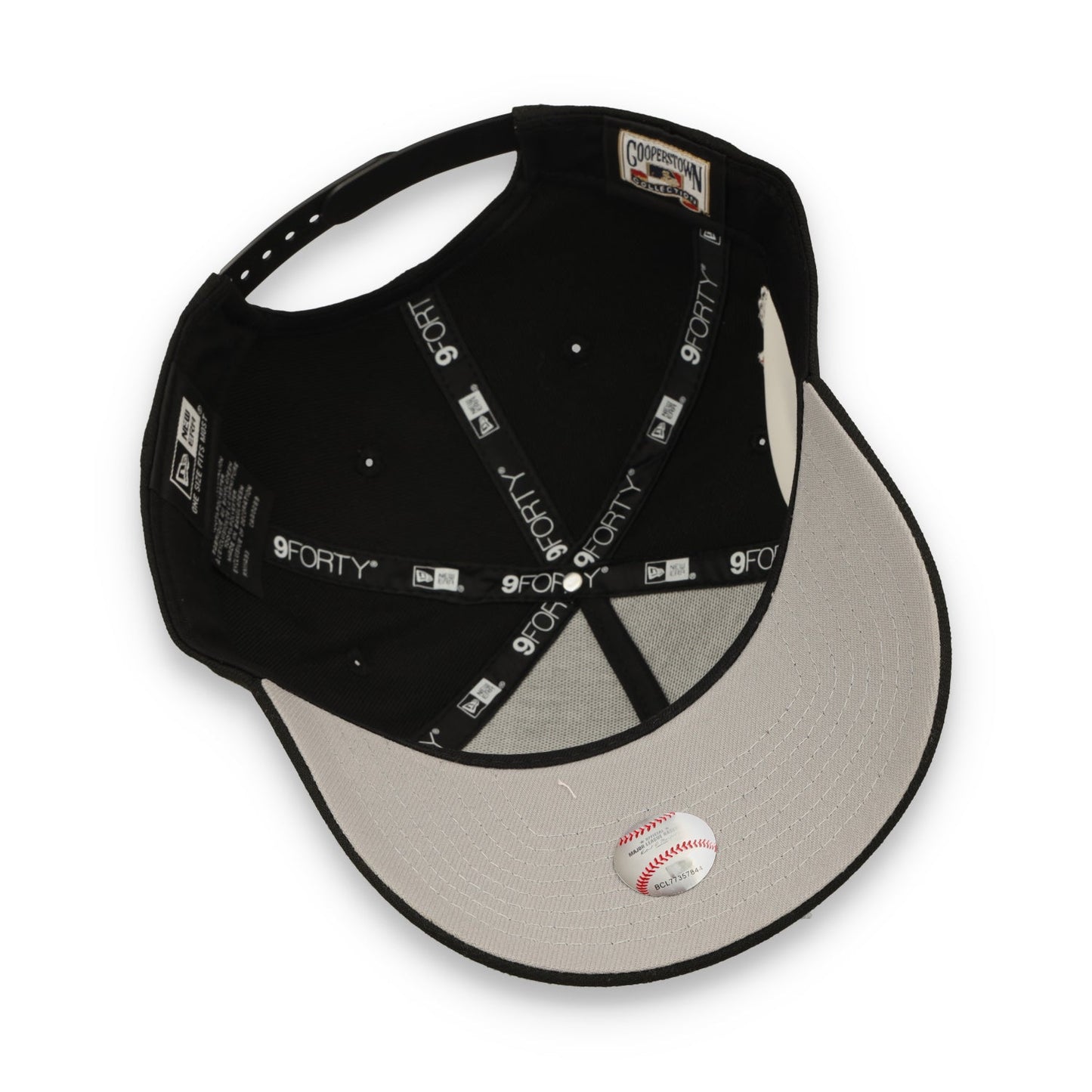New Era San Francisco Giants 25th Anniversary 9FORTY A-Frame Snapback Hat-Black