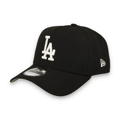 New Era Los Angeles Dodgers 2025 WS Champs 9FORTY A-Frame Snapback Hat-Black/White