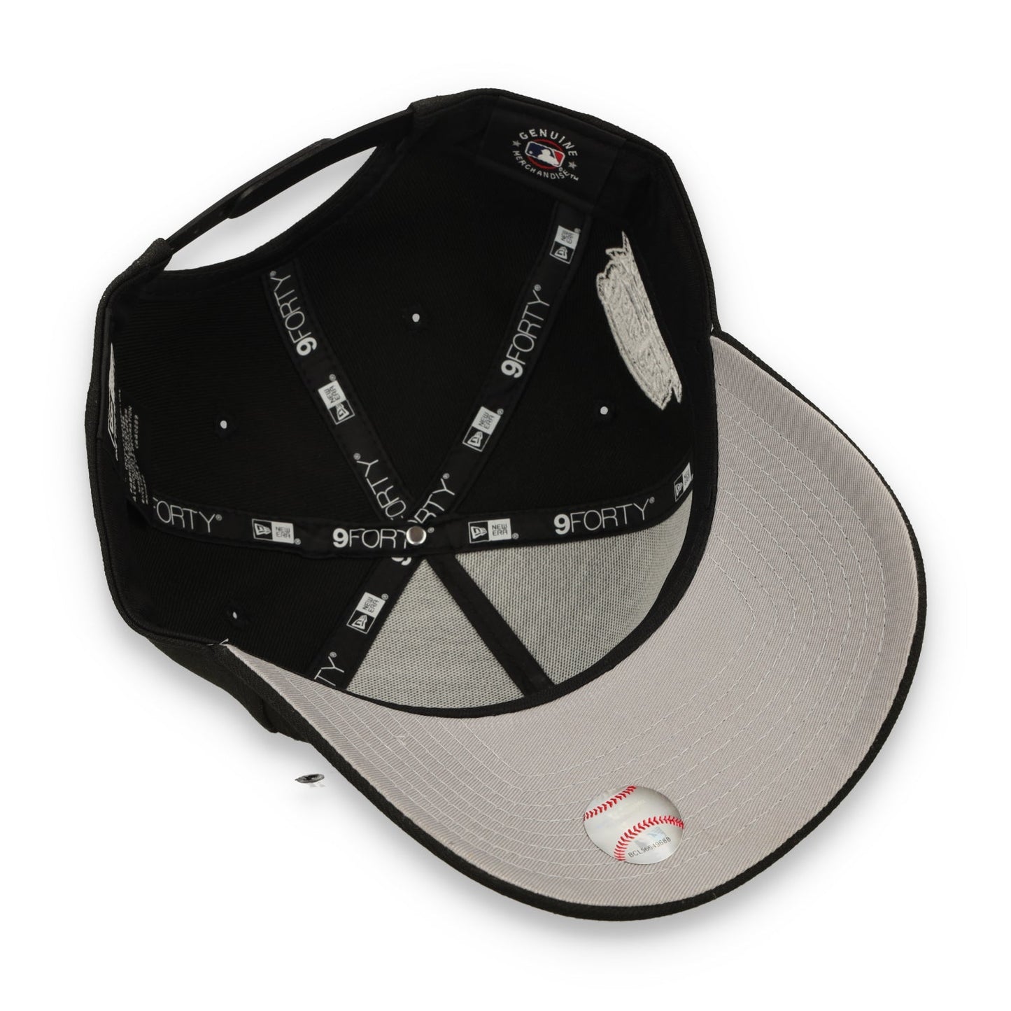 New Era Los Angeles Dodgers 2025 WS Champs 9FORTY A-Frame Snapback Hat-Black/White