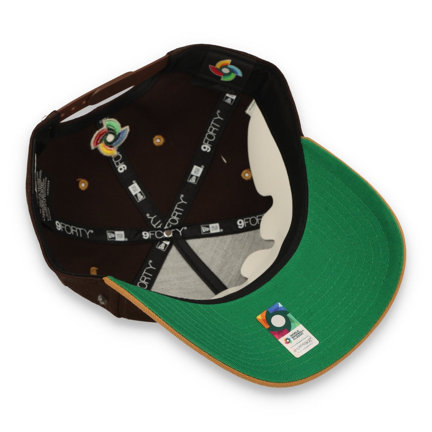 New Era Mexico WBC 9FORTY A-Frame Snapback Hat-Burnt Wood