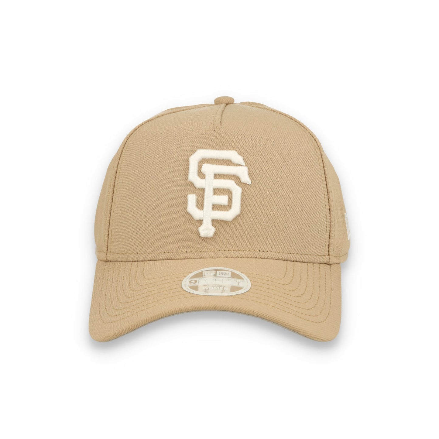 SAN FRANCISCO GIANTS 9-FORTY A-FRAME SNAPBACK- KHAKI/WHITE LOGO