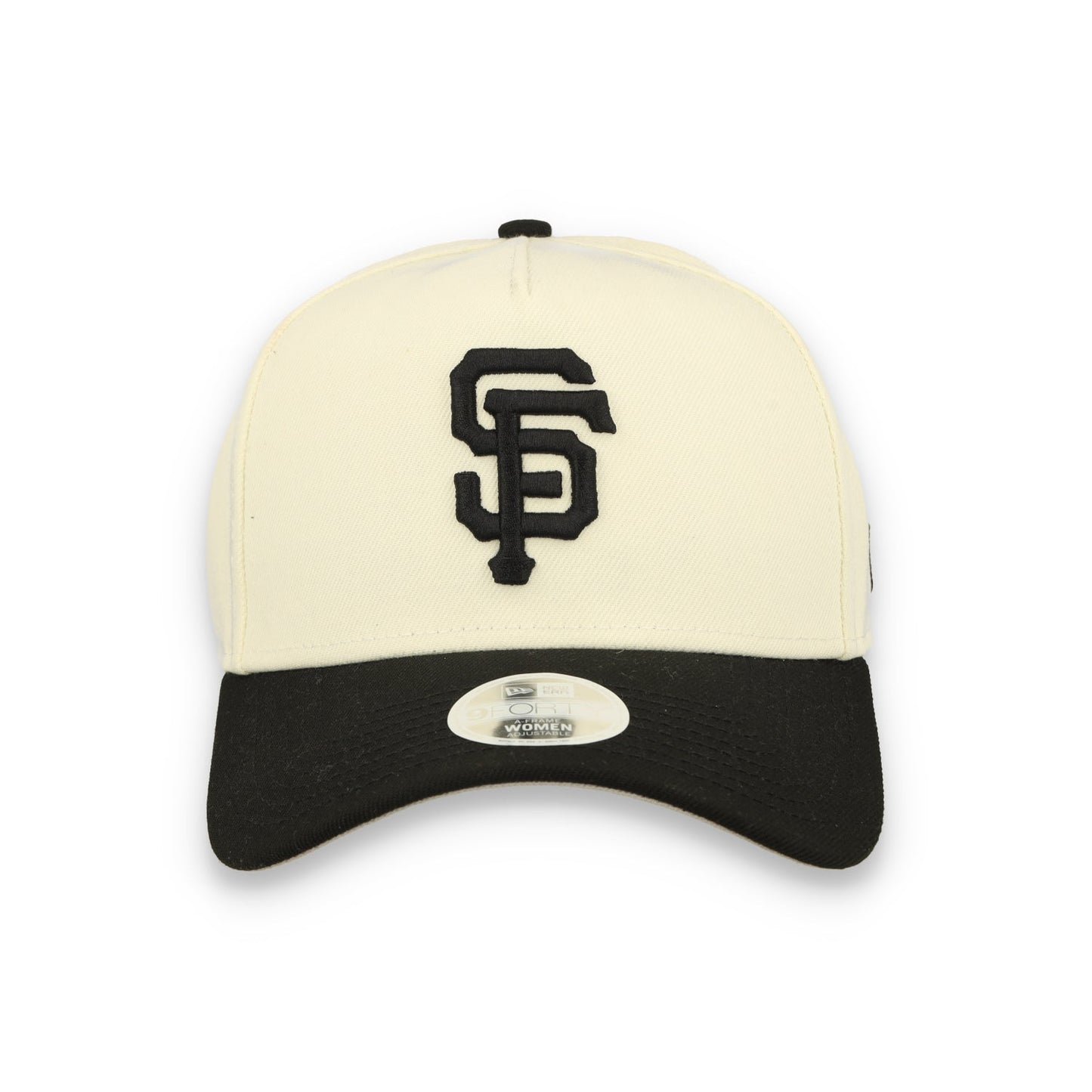 New Era San Francisco Giants 9FORTY A-Frame Snapback Hat-Chrome White