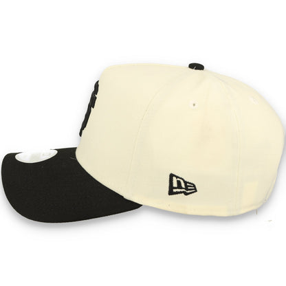 New Era San Francisco Giants 9FORTY A-Frame Snapback Hat-Chrome White