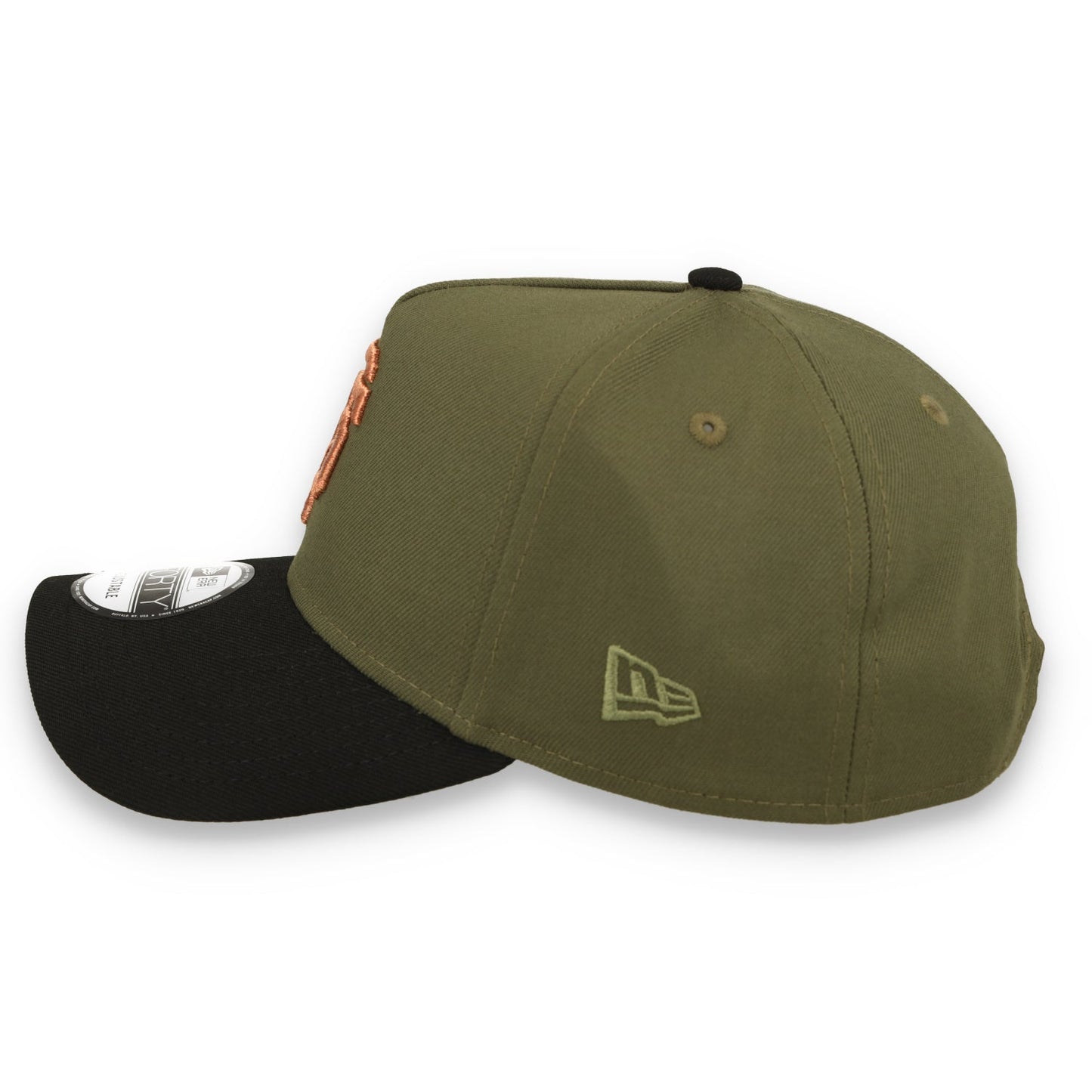 New Era San Francisco Giants 2010 World Series 9FORTY A-Frame Snapback Hat-New Olive/Black