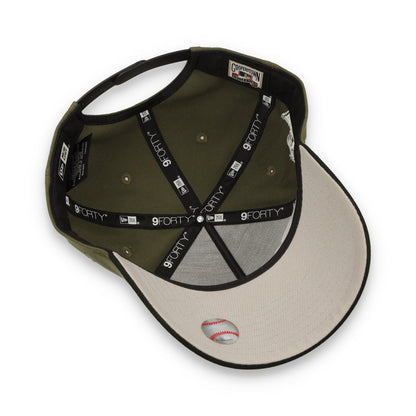 New Era San Francisco Giants 2010 World Series 9FORTY A-Frame Snapback Hat-New Olive/Black