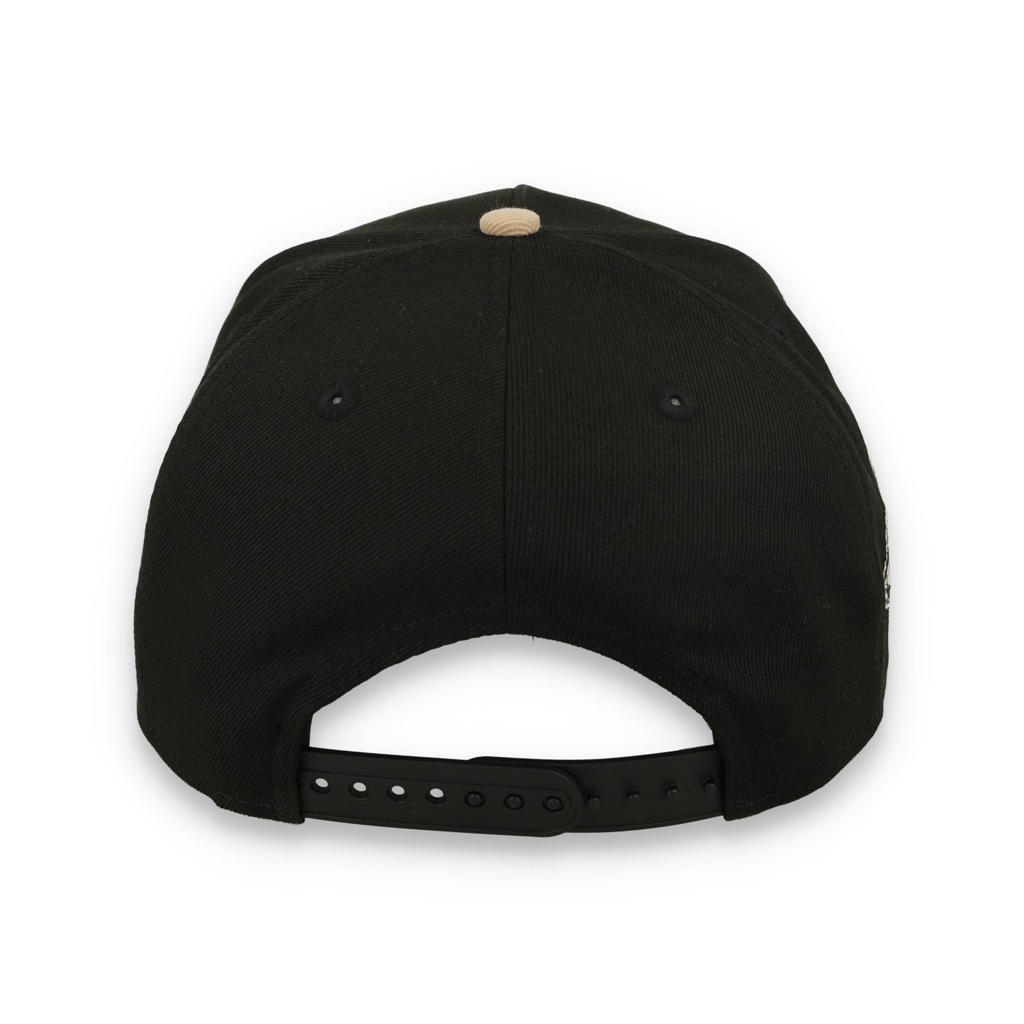 New Era San Francisco Giants 9FORTY A-Frame Snapback Hat-Black/Camel