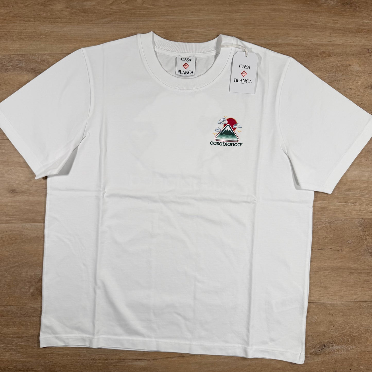 Casablanca Montagne Ondulee T-Shirt in White