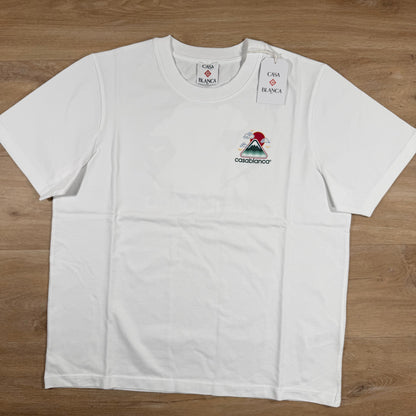 Casablanca Montagne Ondulee T-Shirt in White