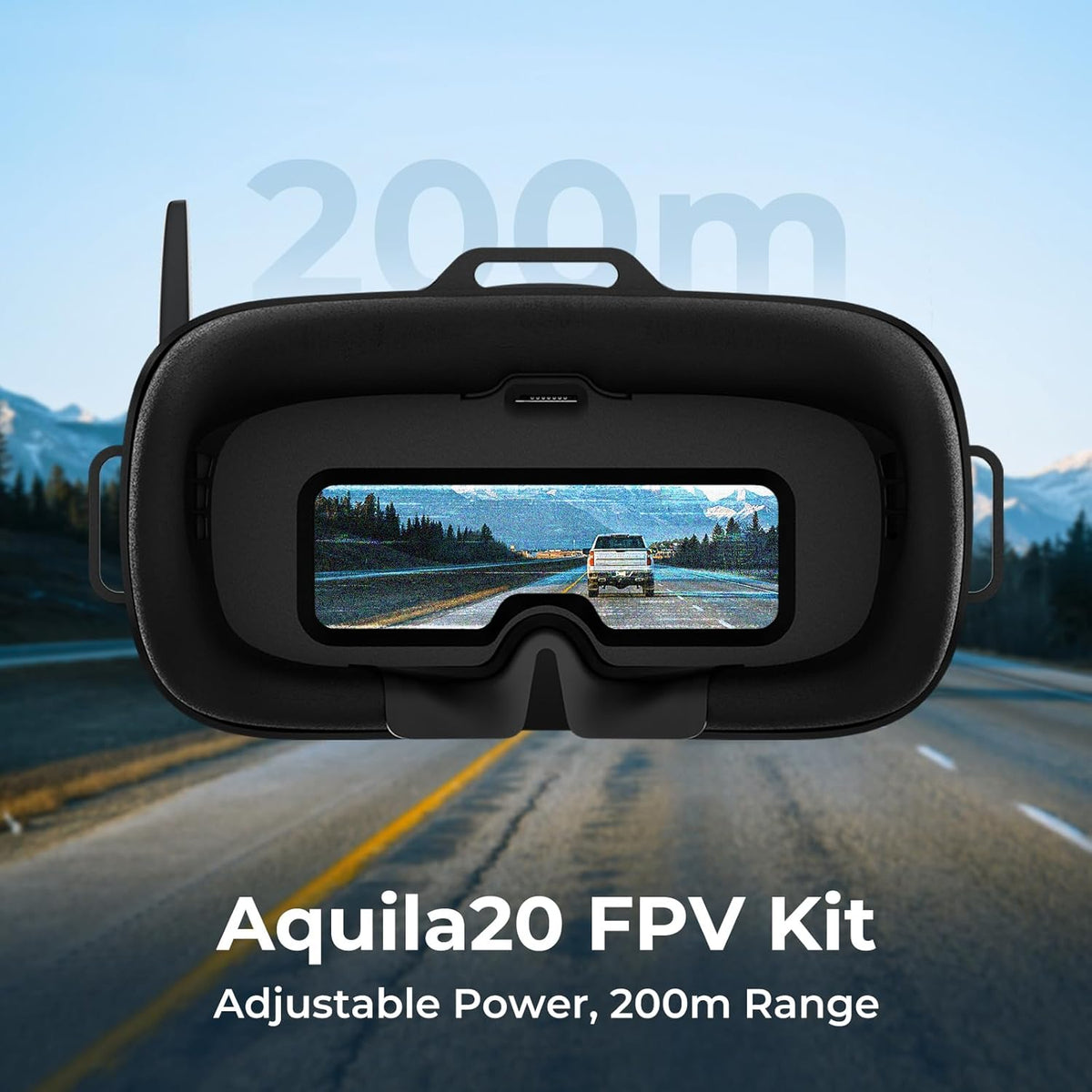 BETAFPV Aquila20 FPV RTF Kit LiteRadio 4 SE VR04 DVR Goggles Altitude Hold ELRS 2.4G HD Analog