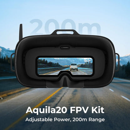 BETAFPV Aquila20 FPV RTF Kit LiteRadio 4 SE VR04 DVR Goggles Altitude Hold ELRS 2.4G HD Analog